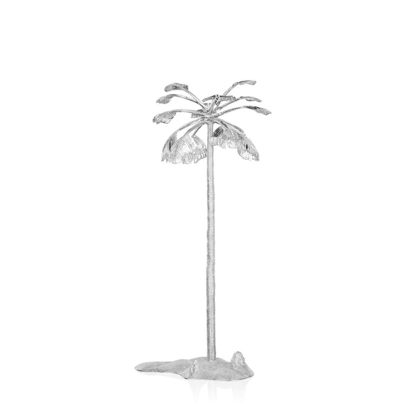 Illala Palm No. 4 Candle Holder in Sterling Silver