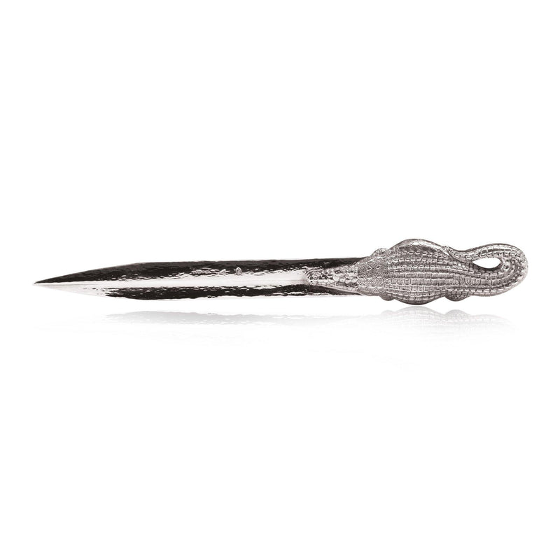 Crocodile Paperknife in Sterling Silver