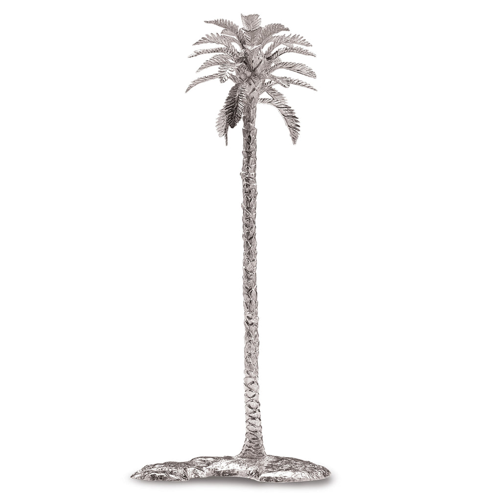 Date Palm Tree 6 Candle Holder in Sterling Silver