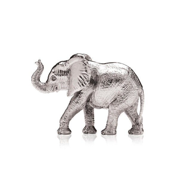 Elephant Chipo Sculpture in Sterling Silver