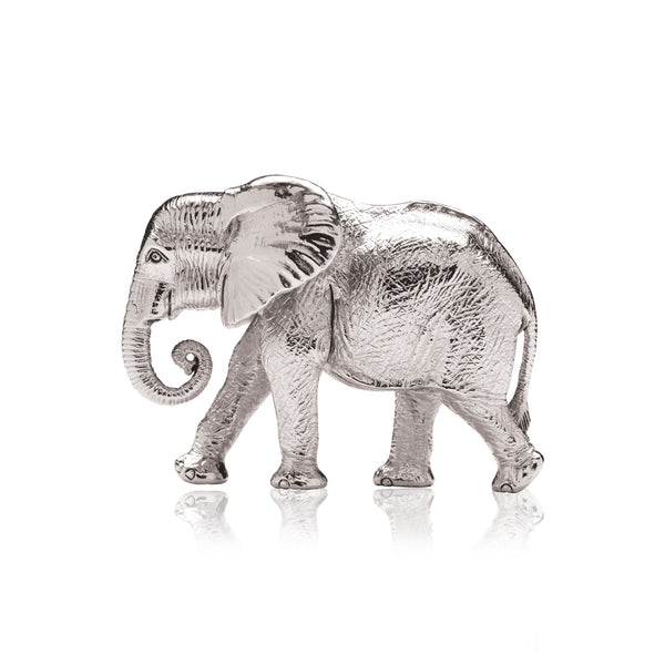 Elephant Hasha Sculpture in Sterling Silver