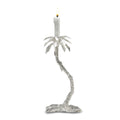 Equatorial Palm Tree 4 Candle Holder in Sterling Silver