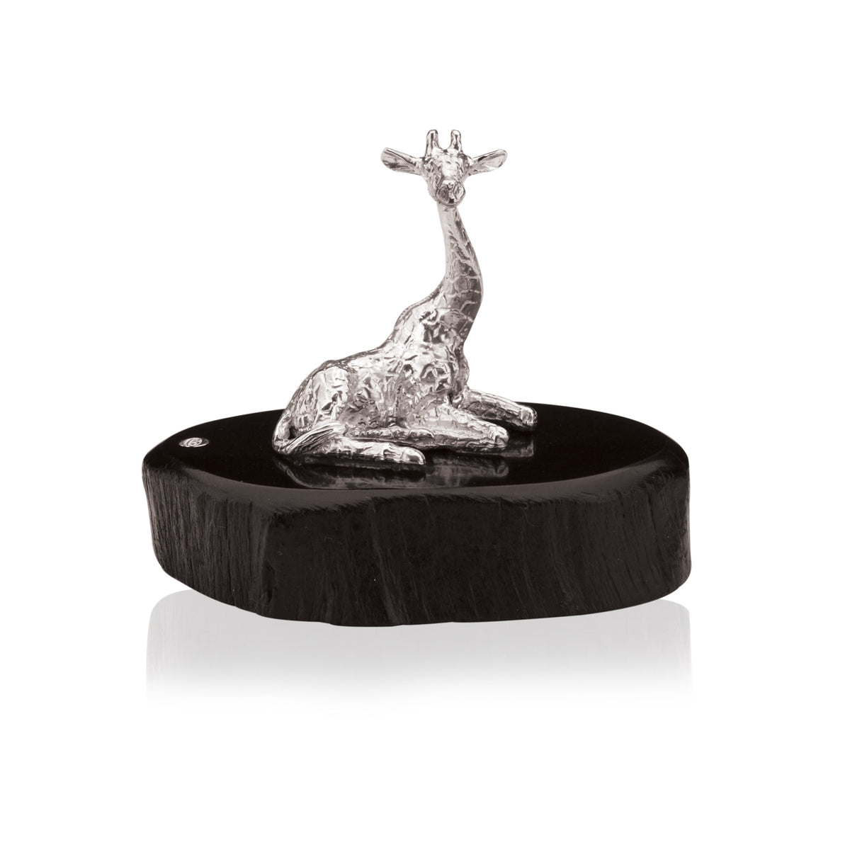 Silver Sculpture On Blackwood Base | Patrick Mavros