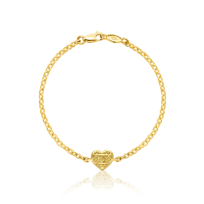 Heart of Africa Bracelet in 18ct Gold