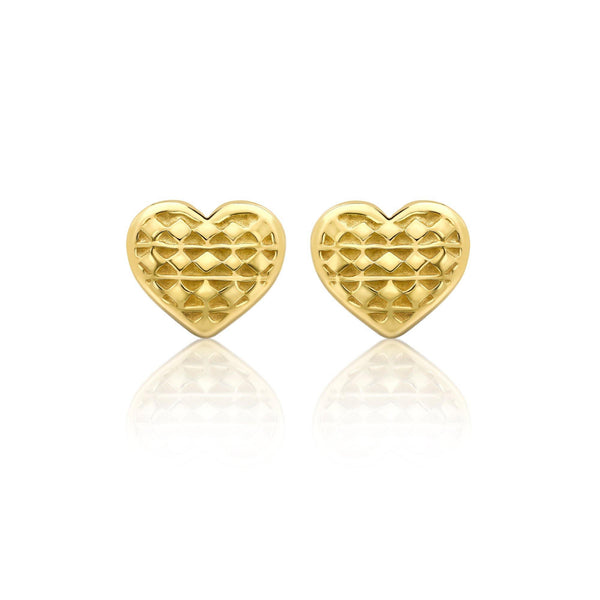 Heart of Africa 2021 Earrings in 18ct Gold by Patrick Mavros