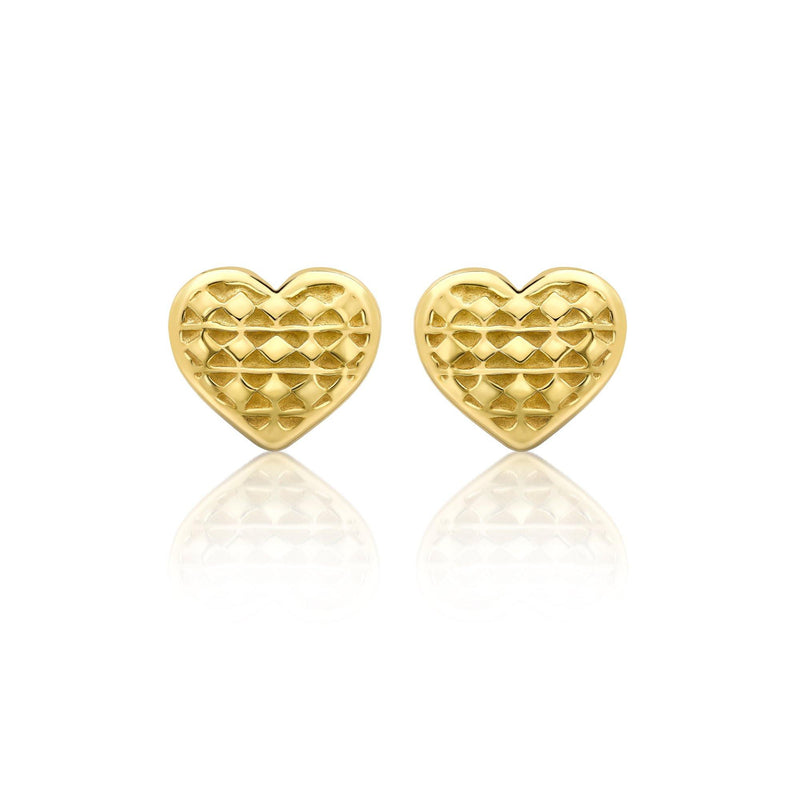 Heart of Africa 2021 Earrings in 18ct Gold by Patrick Mavros