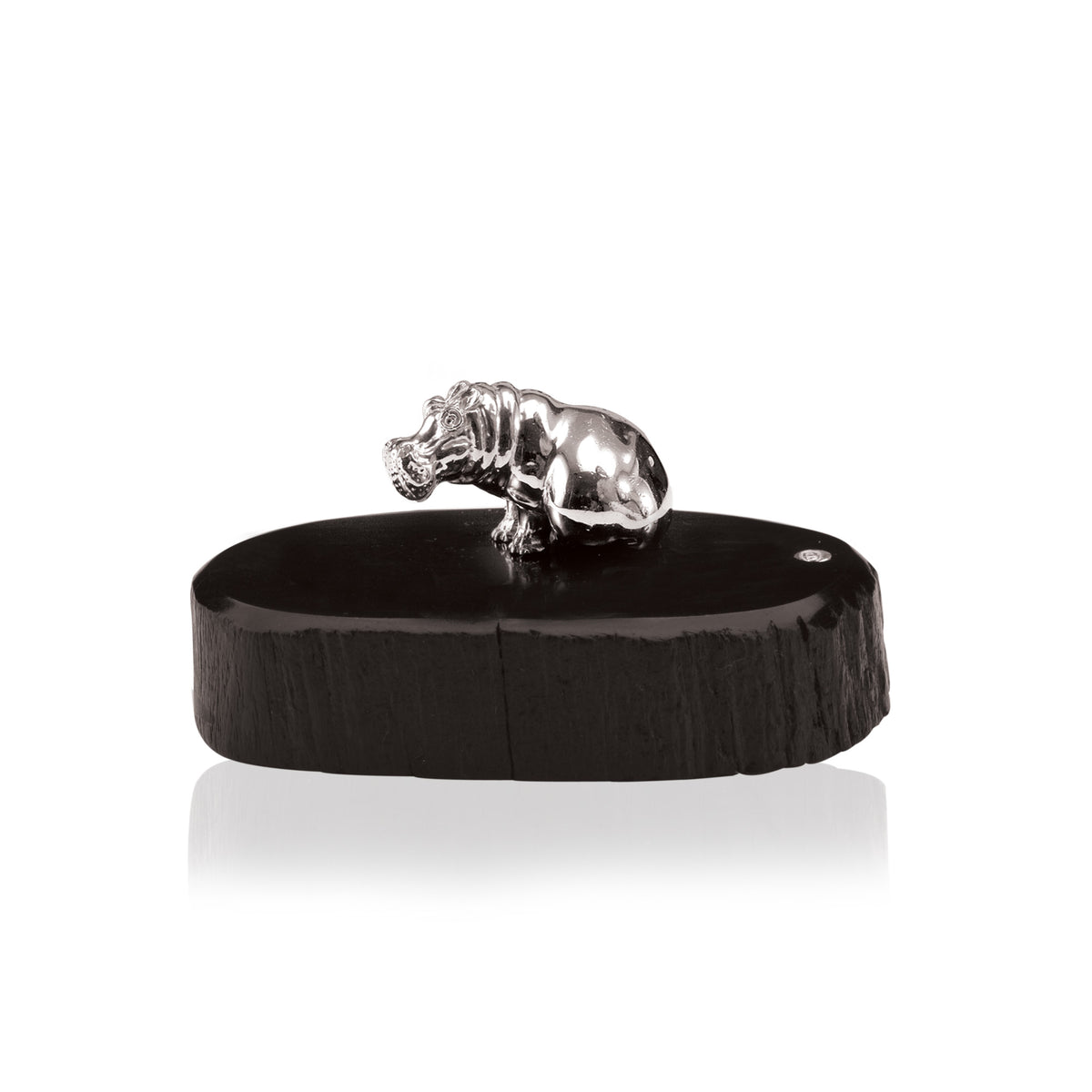 Hippo_Sitting_Silver_Miniature