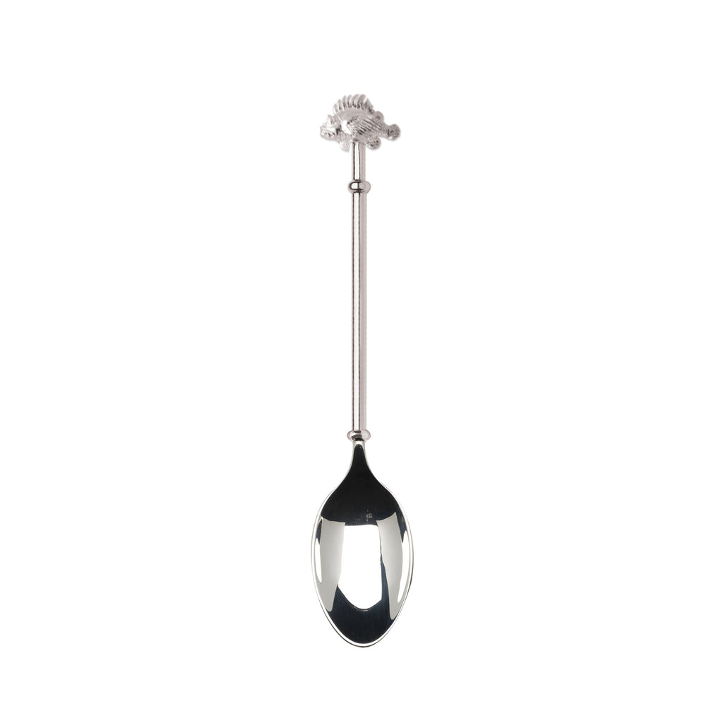 Lion Fish Coffee Spoon in Silver
