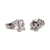 Lucky Elephant Cufflinks in Sterling Silver