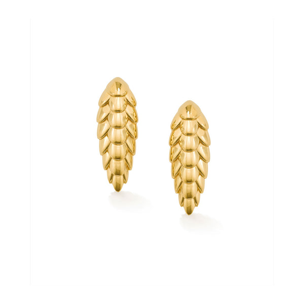 Pangolin Earrings in 18ct Gold