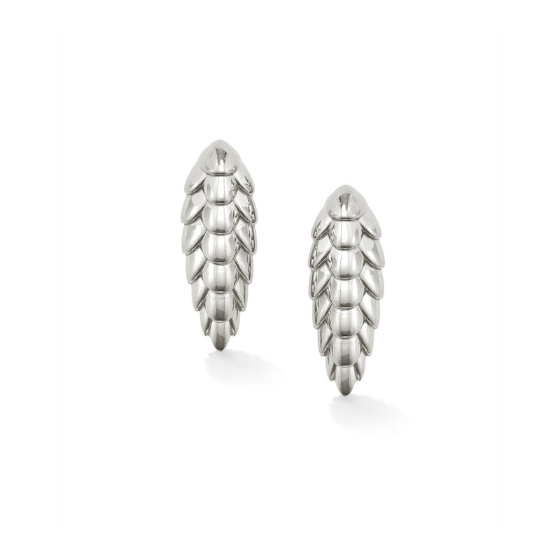 Pangolin Earrings in Sterling Silver