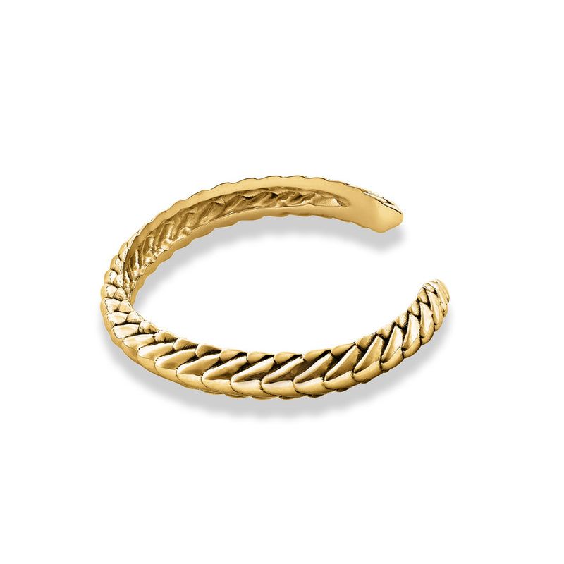 Pangolin Stacking Cuff in 18ct Gold