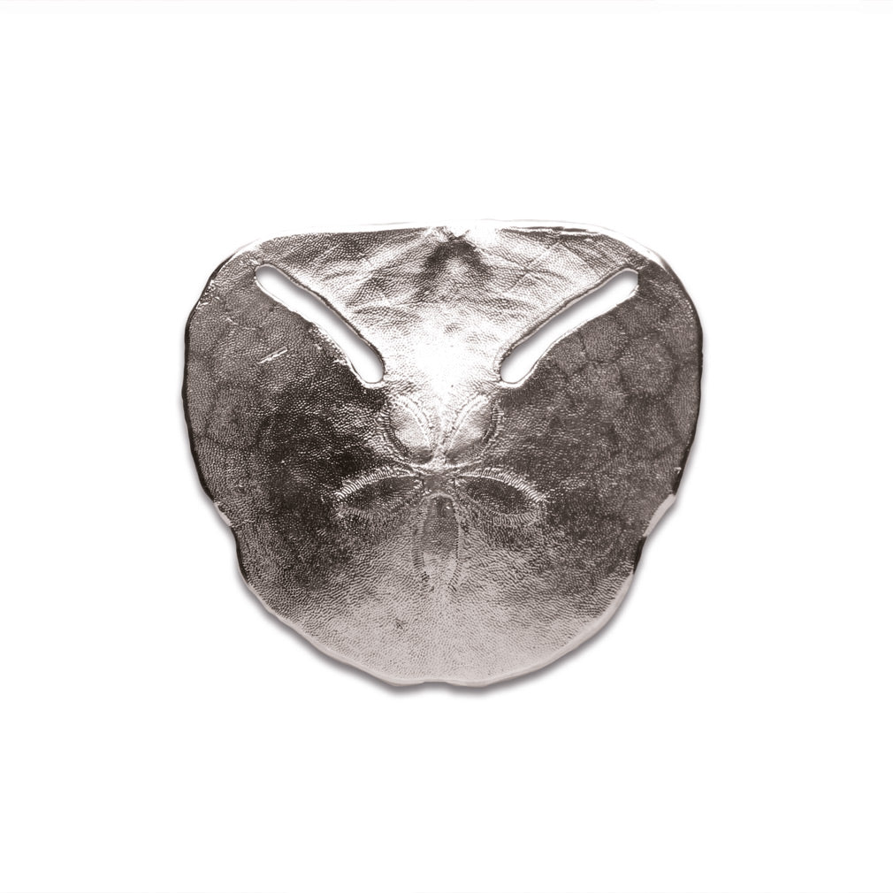 Pansy Shell Paperweight in Silver - No. 1