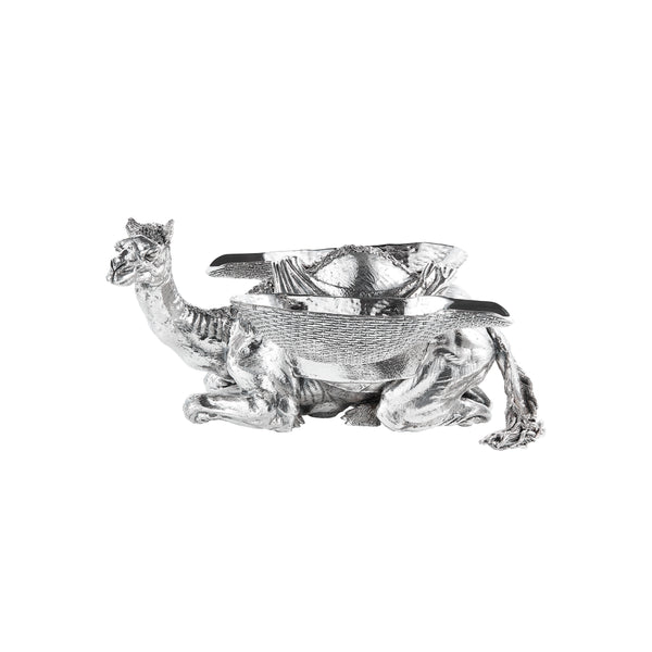 Sitting Camel Ashtray in Sterling Silver