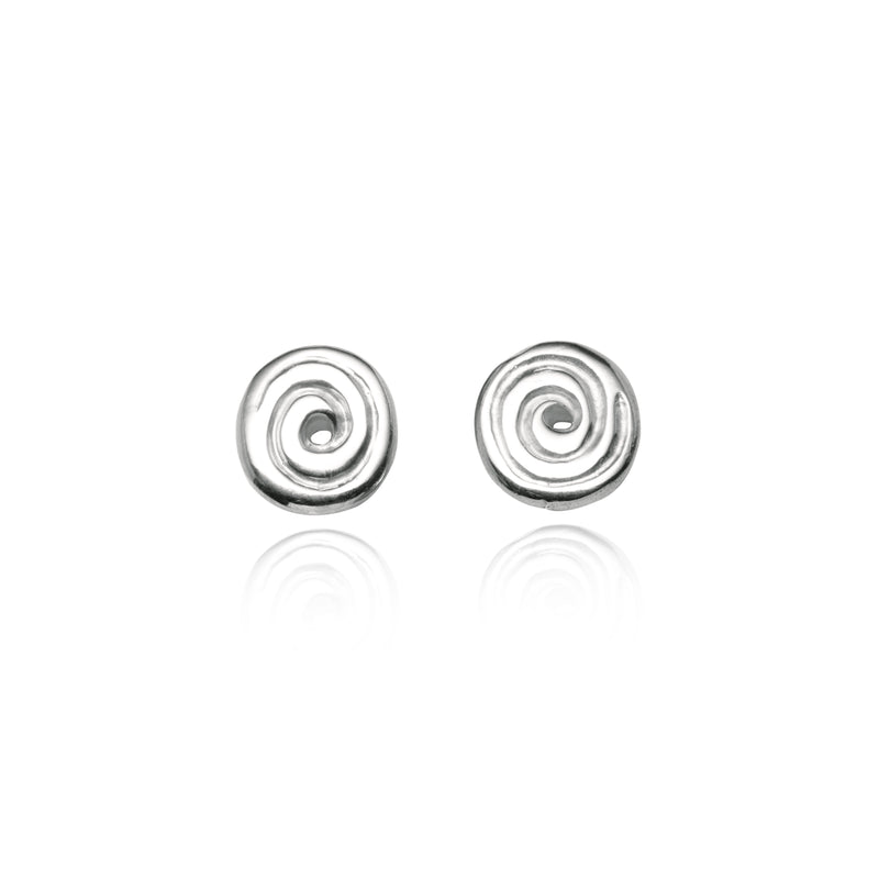 Ndoro Stud Earrings in Silver - Tiny