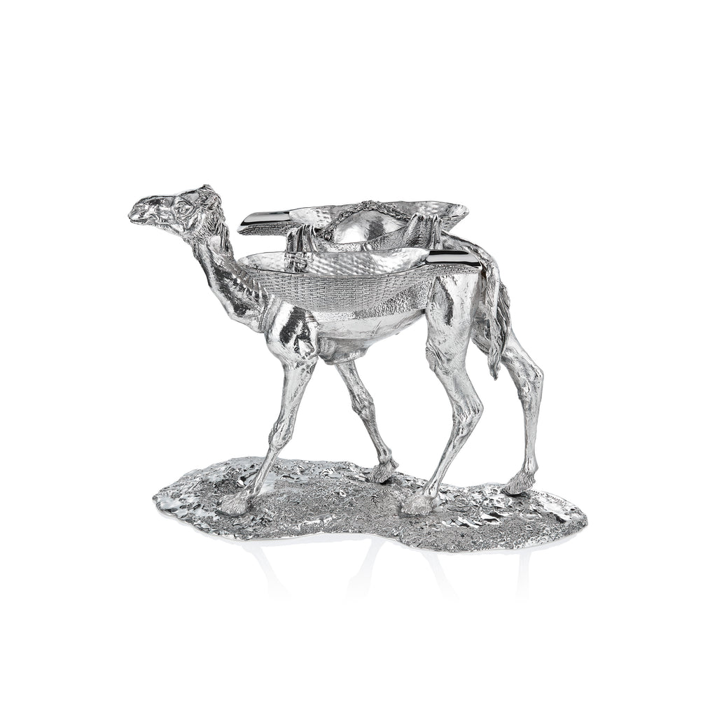 Standing Camel Ashtray in Sterling Silver