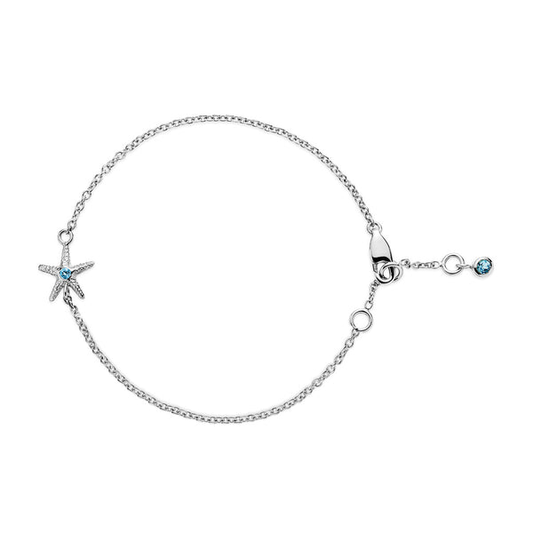 Starfish bracelet silver sale