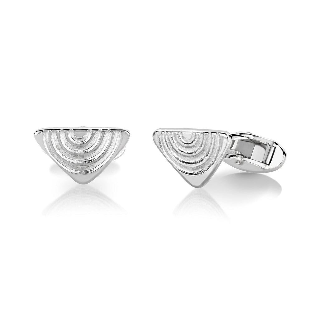 Vakadzi Cufflinks in Silver by Patrick Mavros