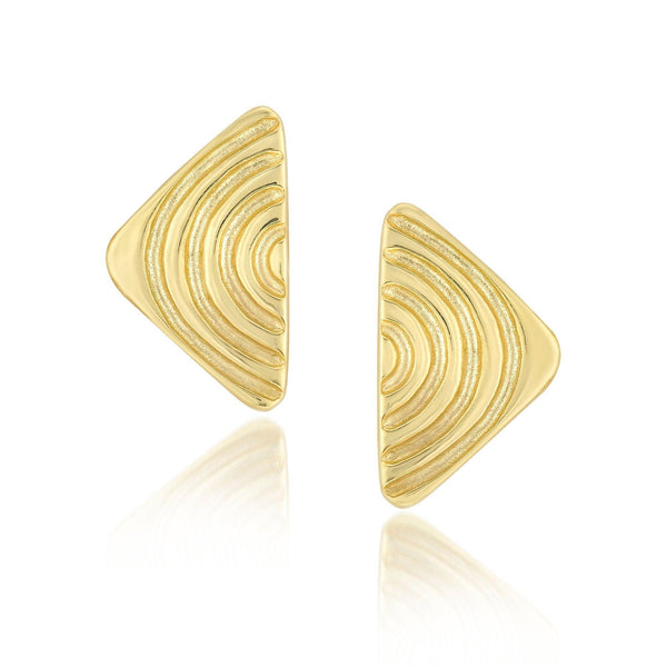 Vakadzi Stud Earrings in 18ct Gold - Large by Patrick Mavros