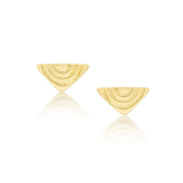 Vakadzi Stud Earrings in 18ct Gold by Patrick Mavros