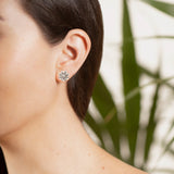Xigera Stud Earrings in Silver - Large