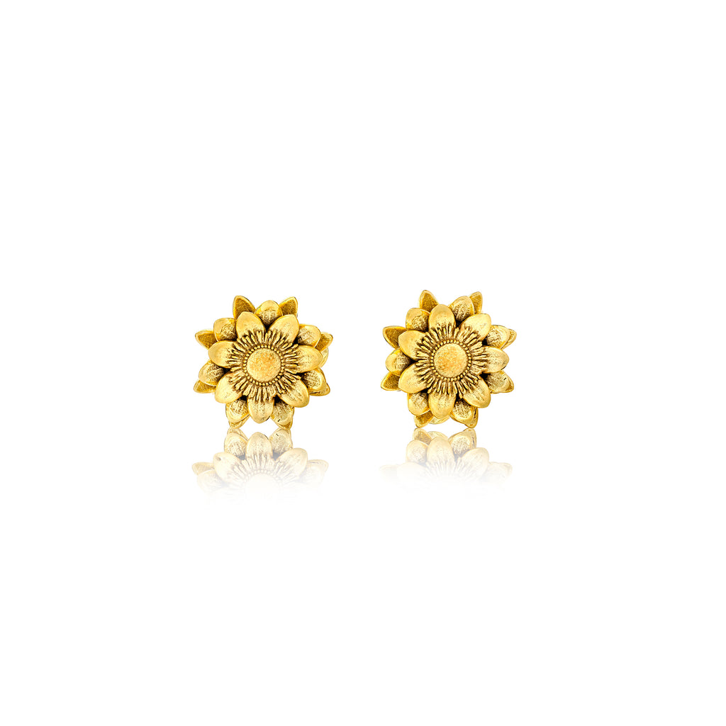Xigera Stud Earrings in 18ct Gold - Small