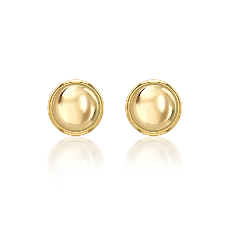 Nada Stud Earrings - Gold Bead in 18ct Gold by Patrick Mavros