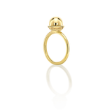 Nada Ring - Gold Bead in 18Ct Gold by Patrick Mavros