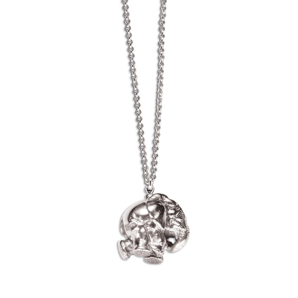ZoZo Elephant Pendant & Chain in Sterling Silver - Small