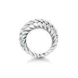 Pangolin Stacking Ring in Sterling SIlver